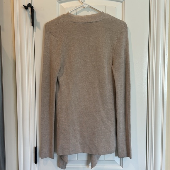 Eileen Fisher Open Front Silk Blend Cardigan - Picture 2 of 12